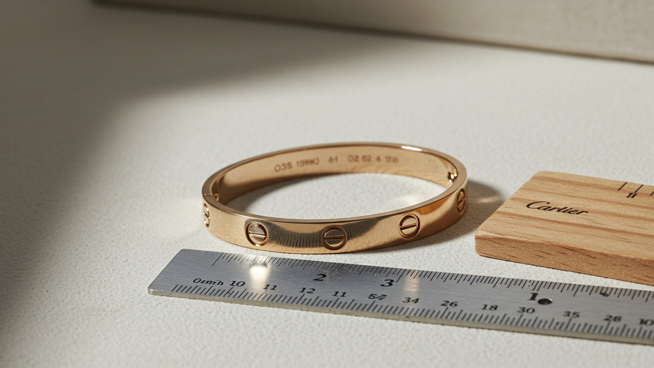 Cartier Love bracelet sizing guide